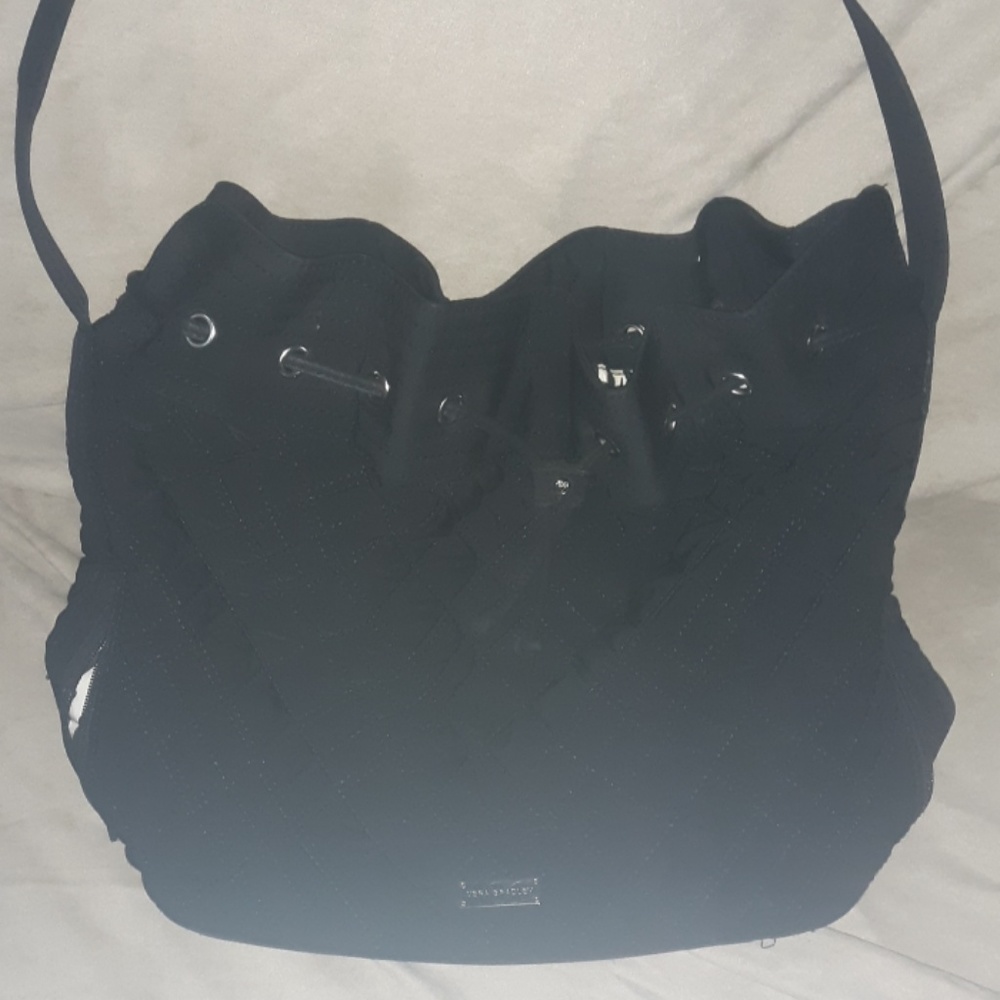 Black outside zebra in vera bag